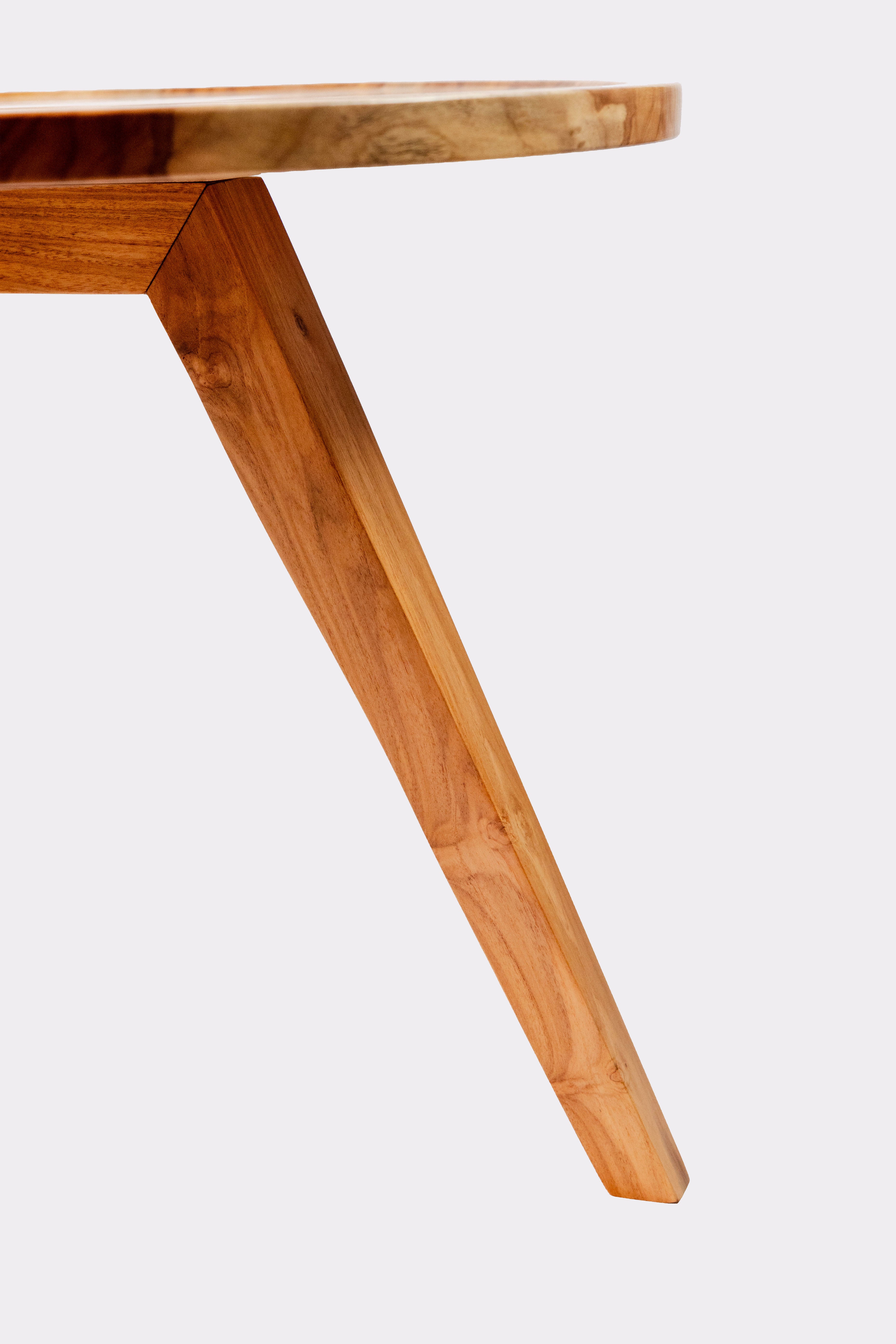 2-Seater Dining Set Natural Teak