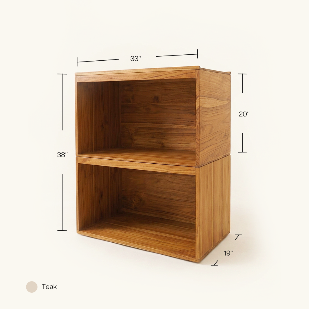 Arc Credenza Natural Teak