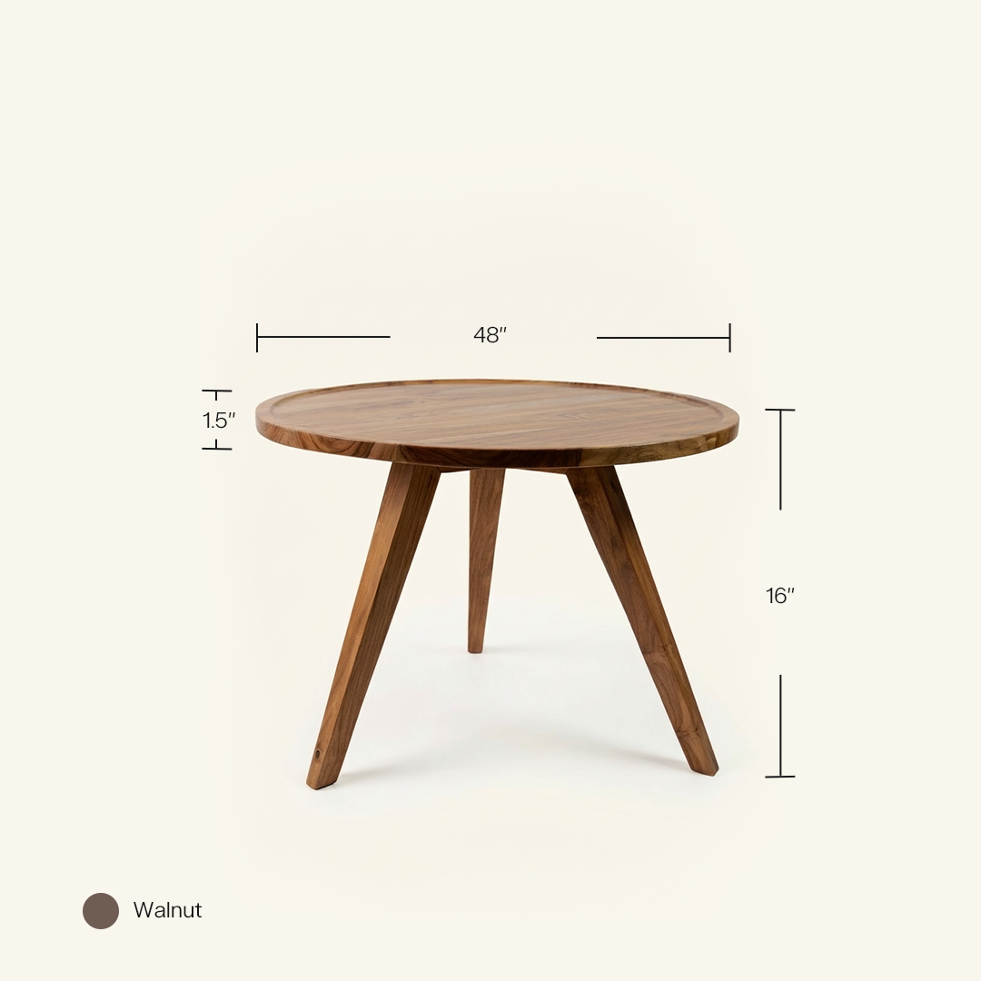 Arc Table Walnut