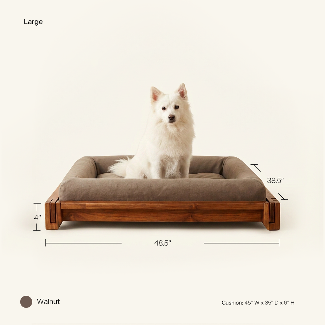 Dog Bed Walnut