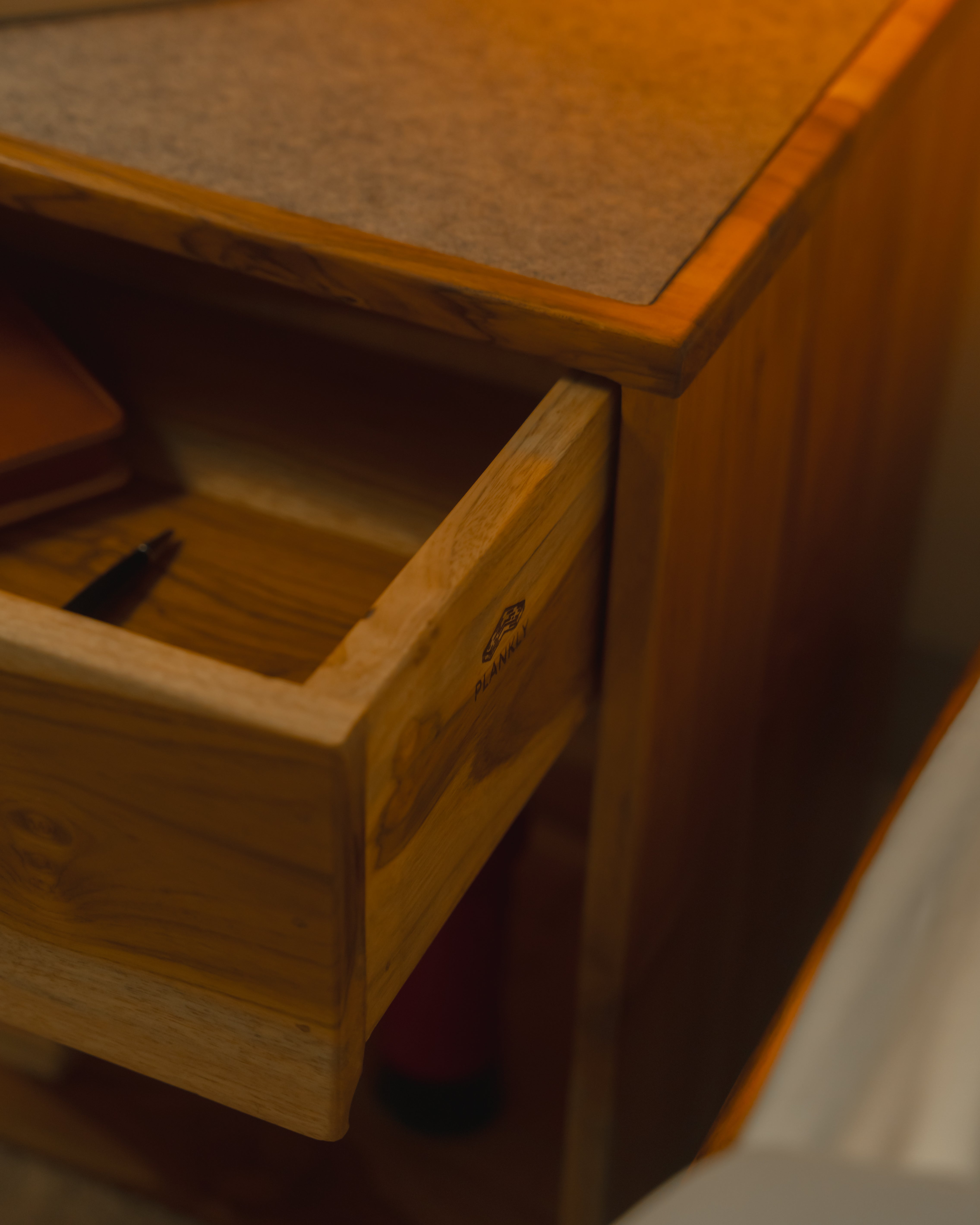 Classic Nightstand Natural Teak