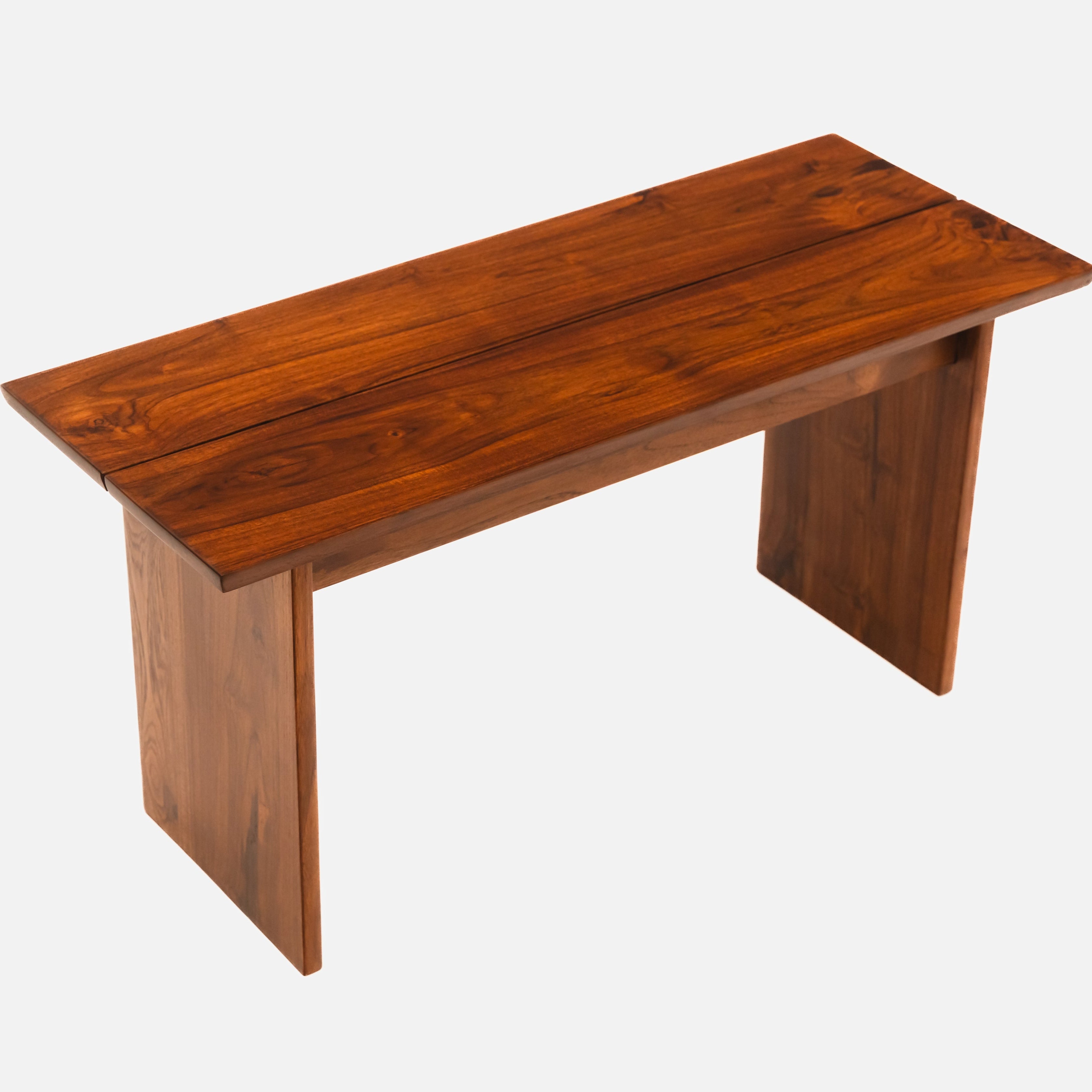Pillar bench Walnut