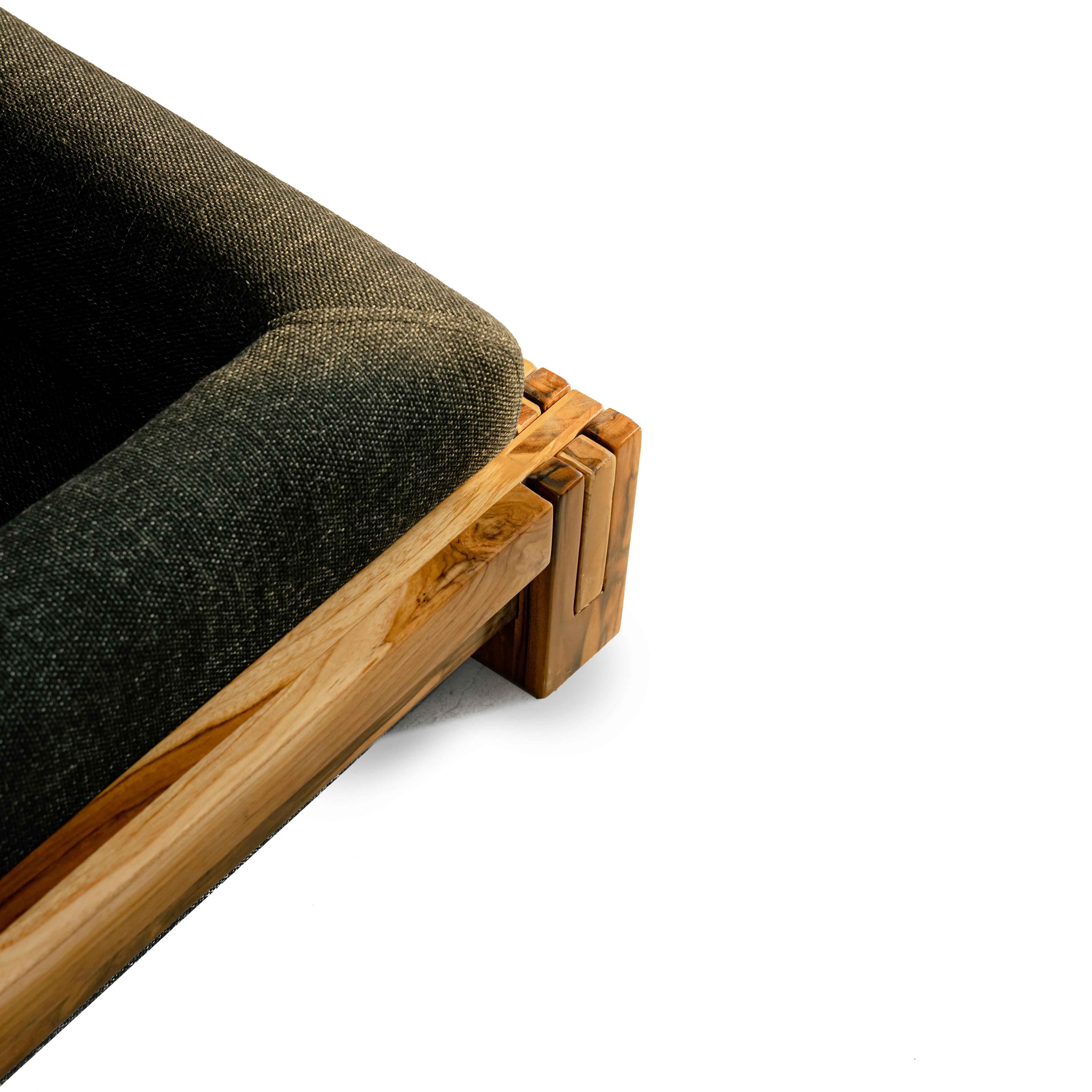 Dog Bed Natural Teak