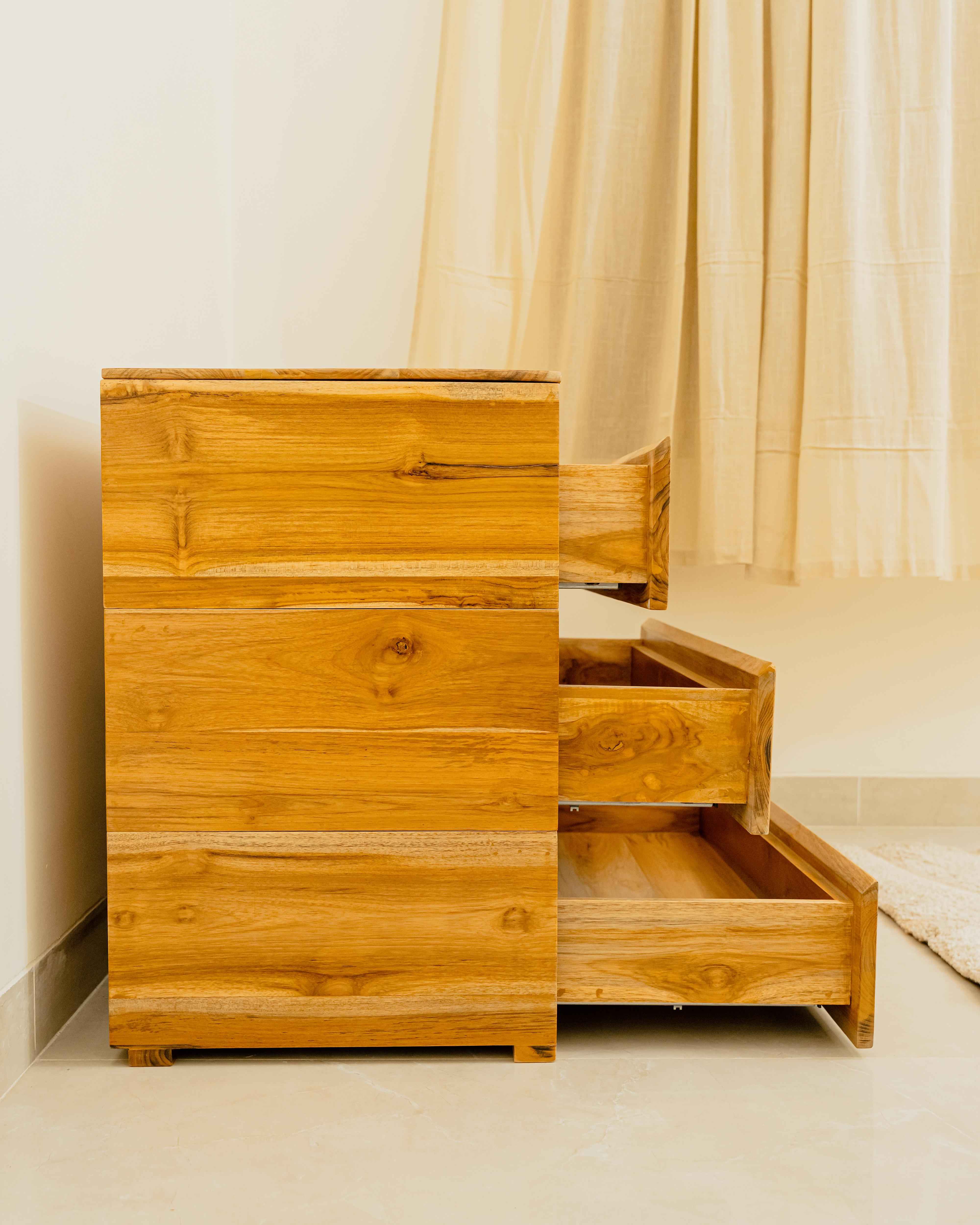 Arc Dresser Natural Teak