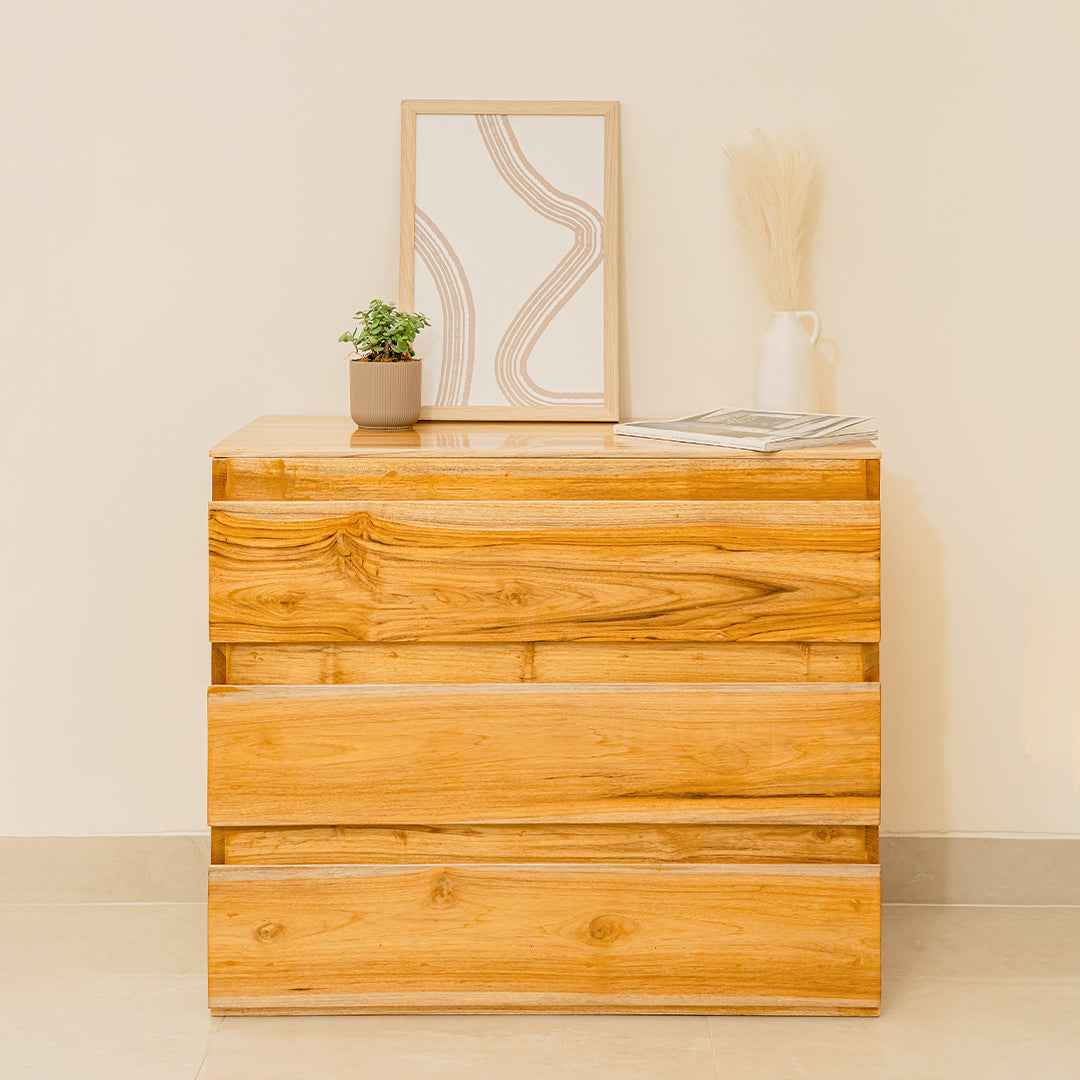 Arc Dresser Natural Teak