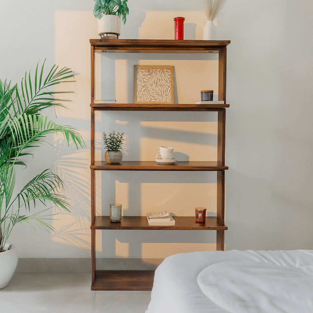 Pillar Book Shelf Walnut
