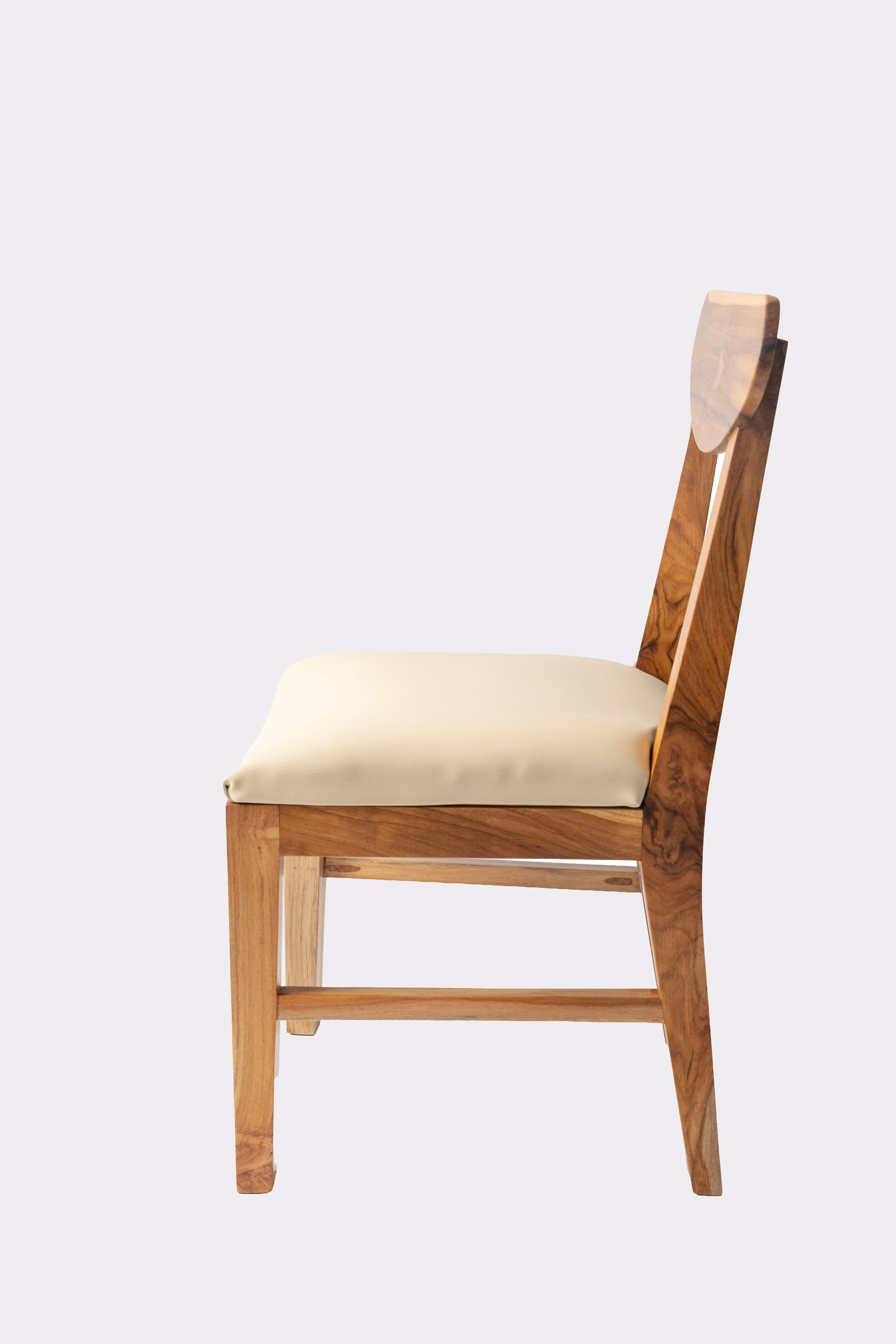 2-Seater Dining Set Natural Teak