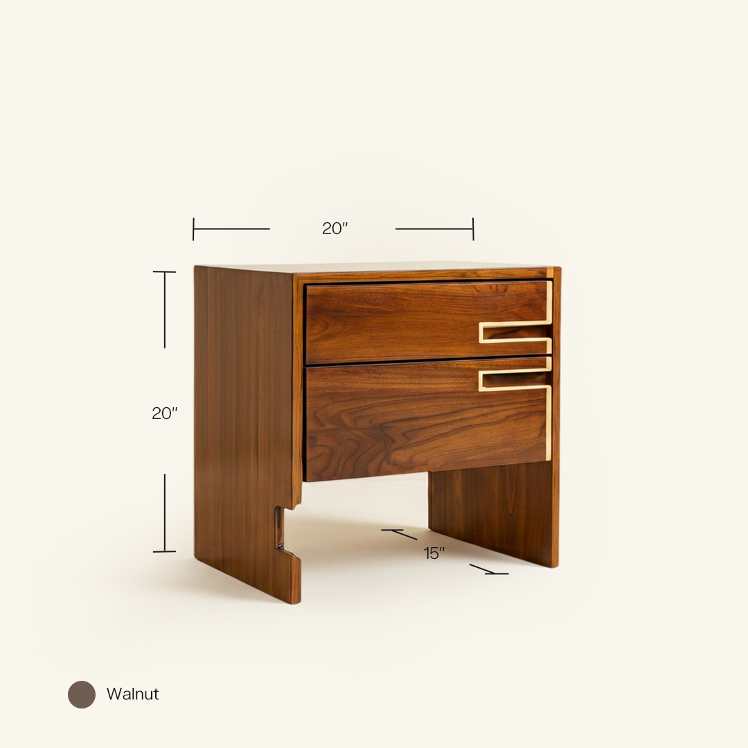 Classic Bedside Walnut