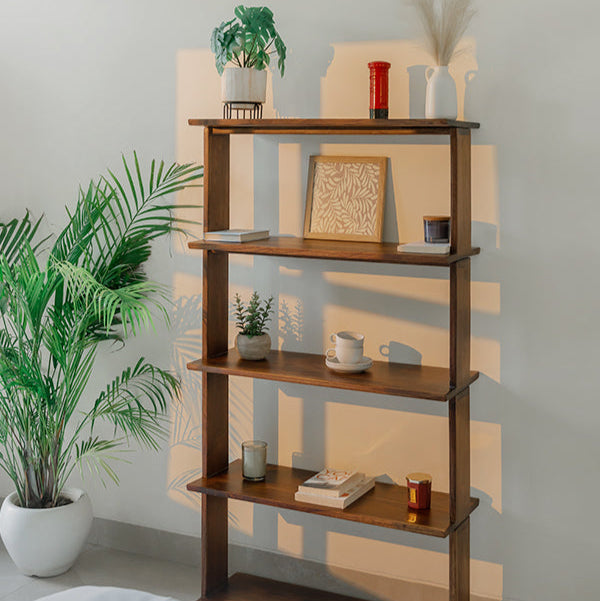 Pillar Book Shelf Walnut