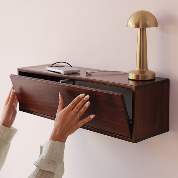 Float Organiser - Walnut