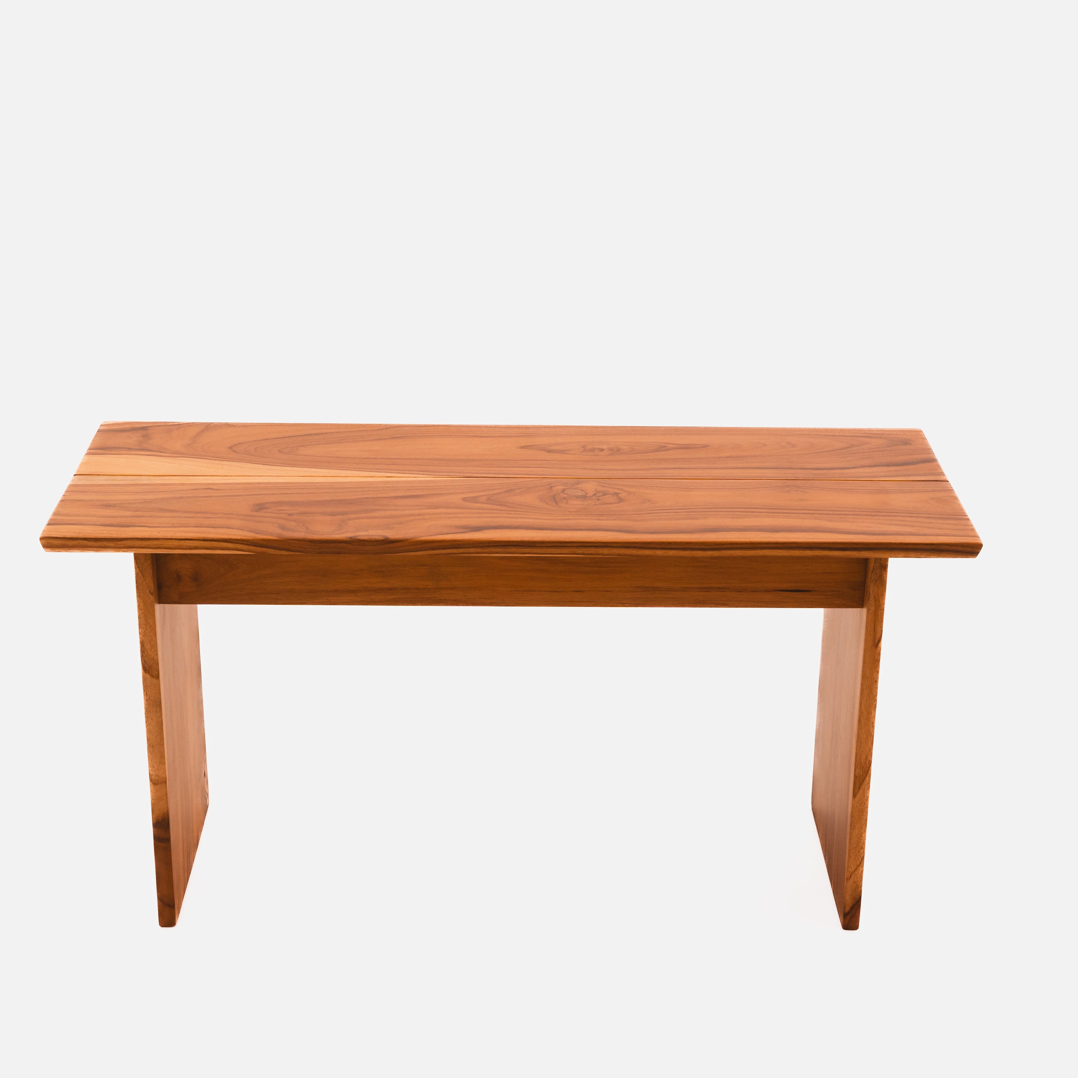 Pillar bench Natural Teak