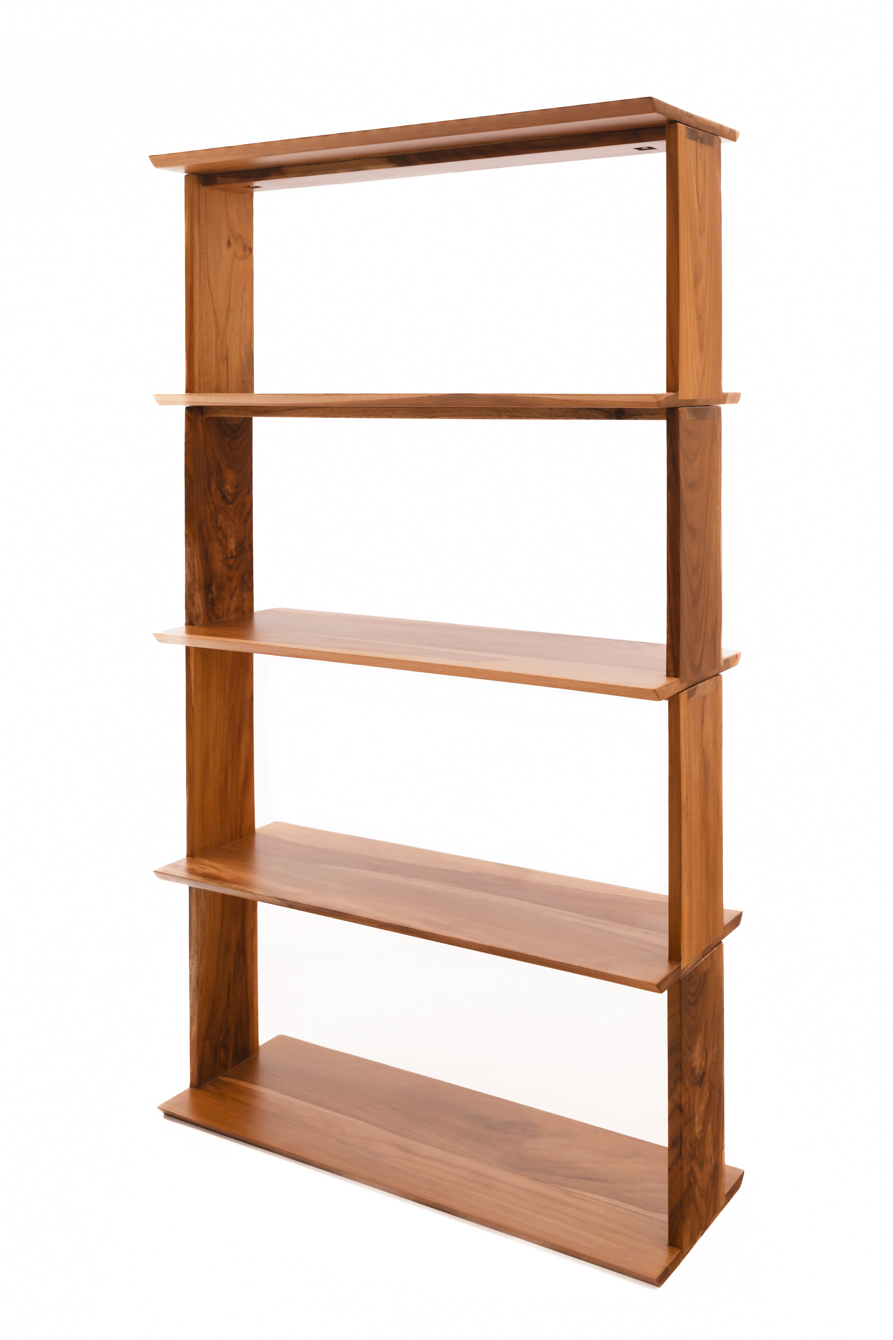 Pillar Book Shelf Natural Teak