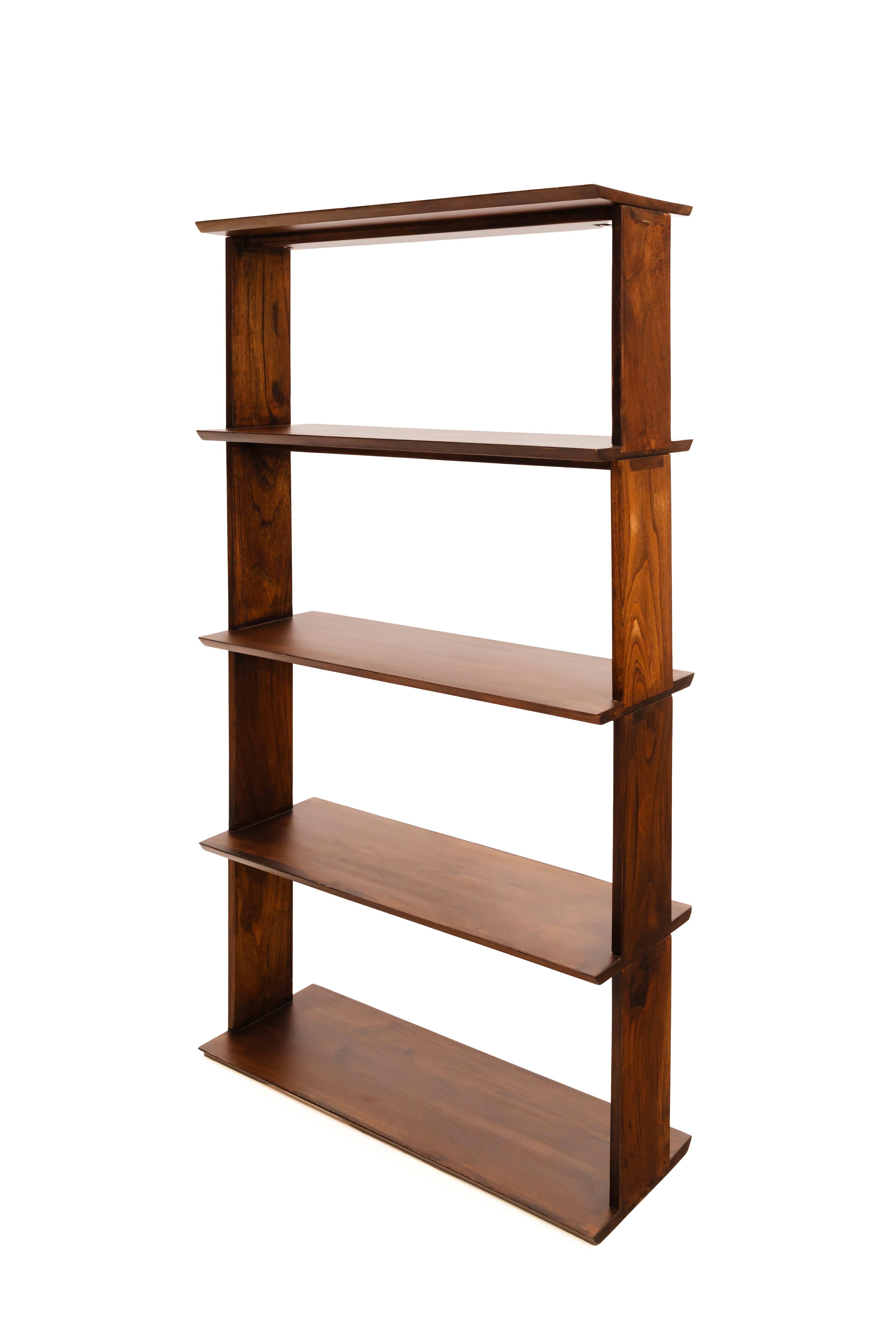 Pillar Book Shelf Walnut