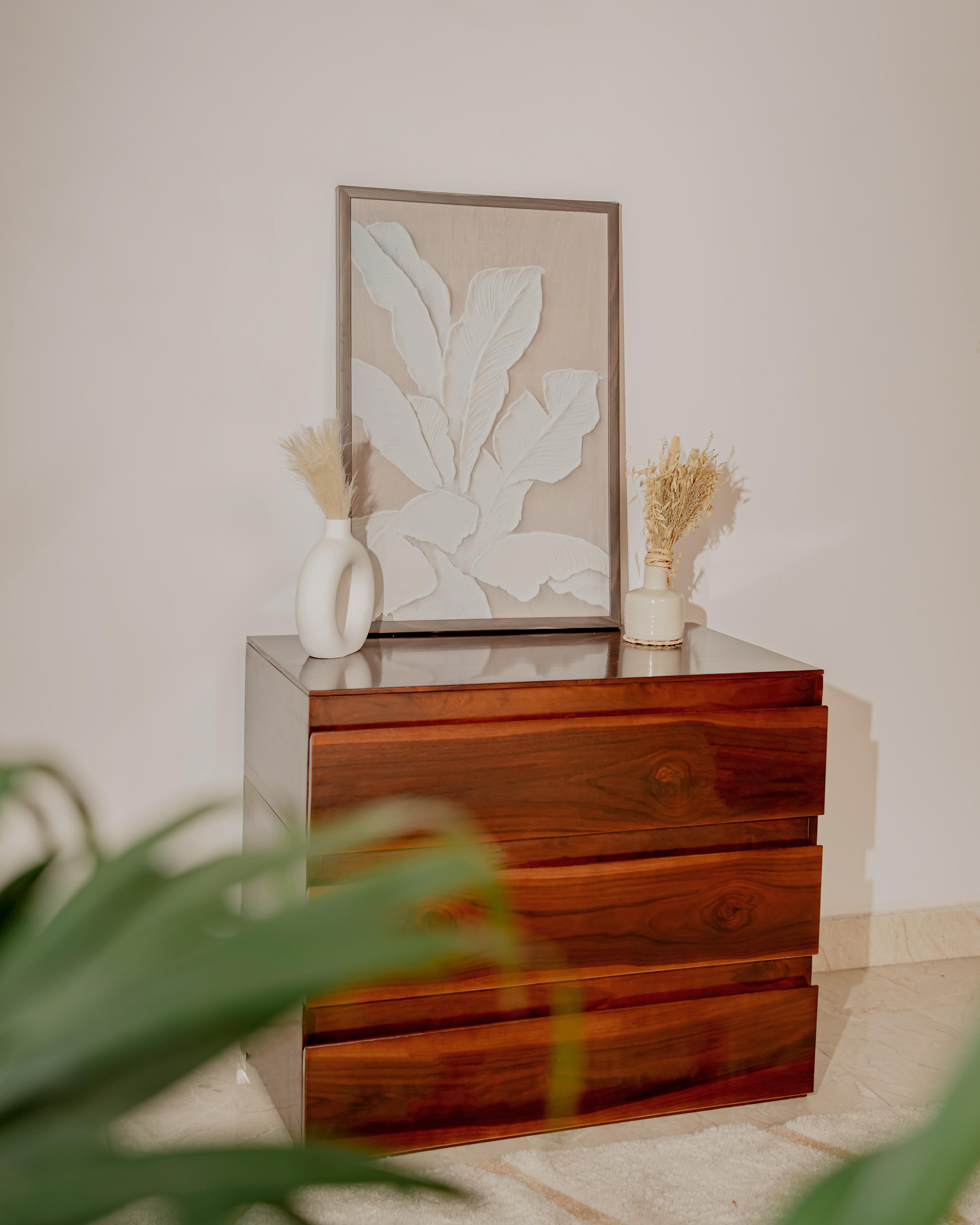 Wooden Arc Dresser Walnut image 