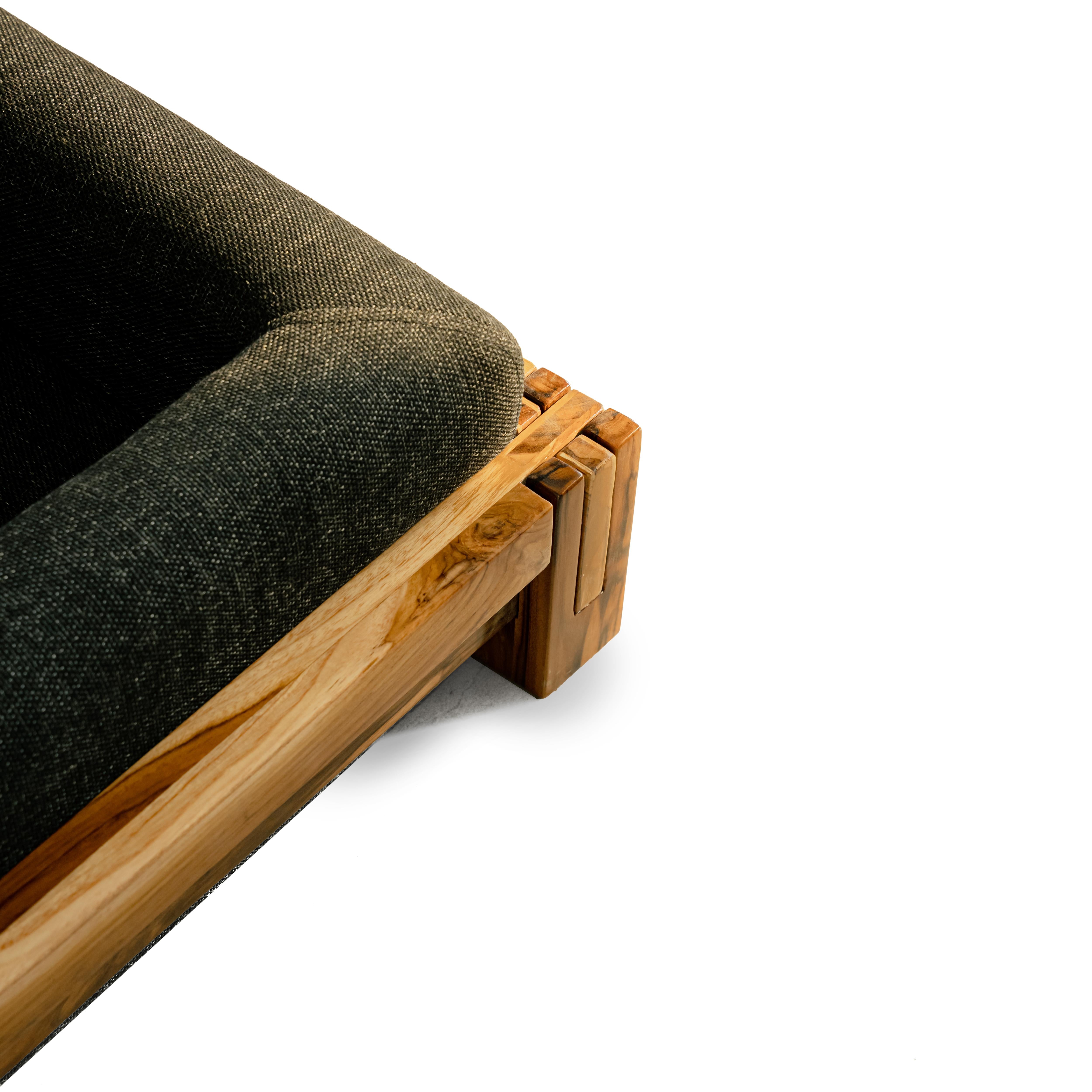 wooden Dog Bed Natural Teak