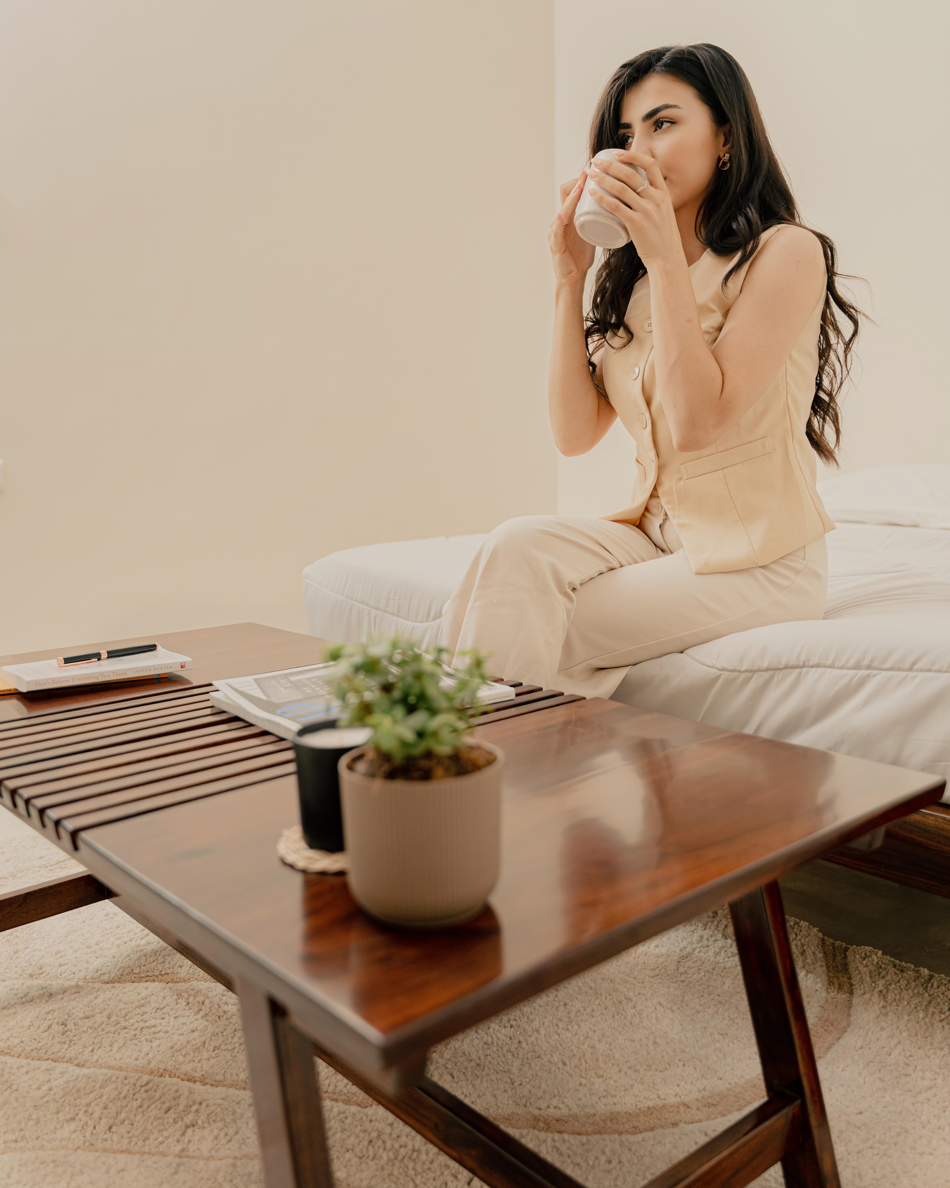 Wooden Coffee Table Walnut color 