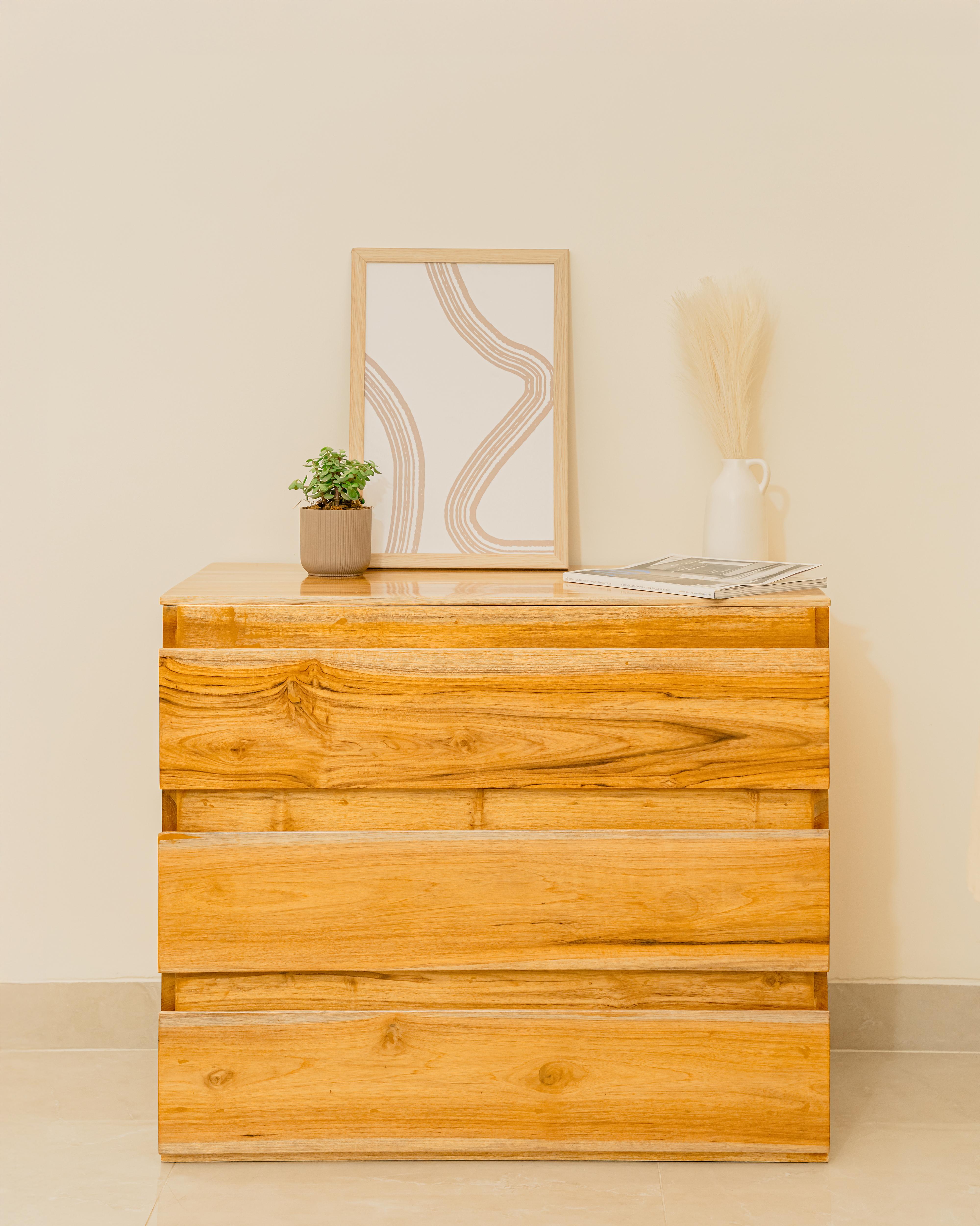 Arc Dresser in Natural Teak variant 