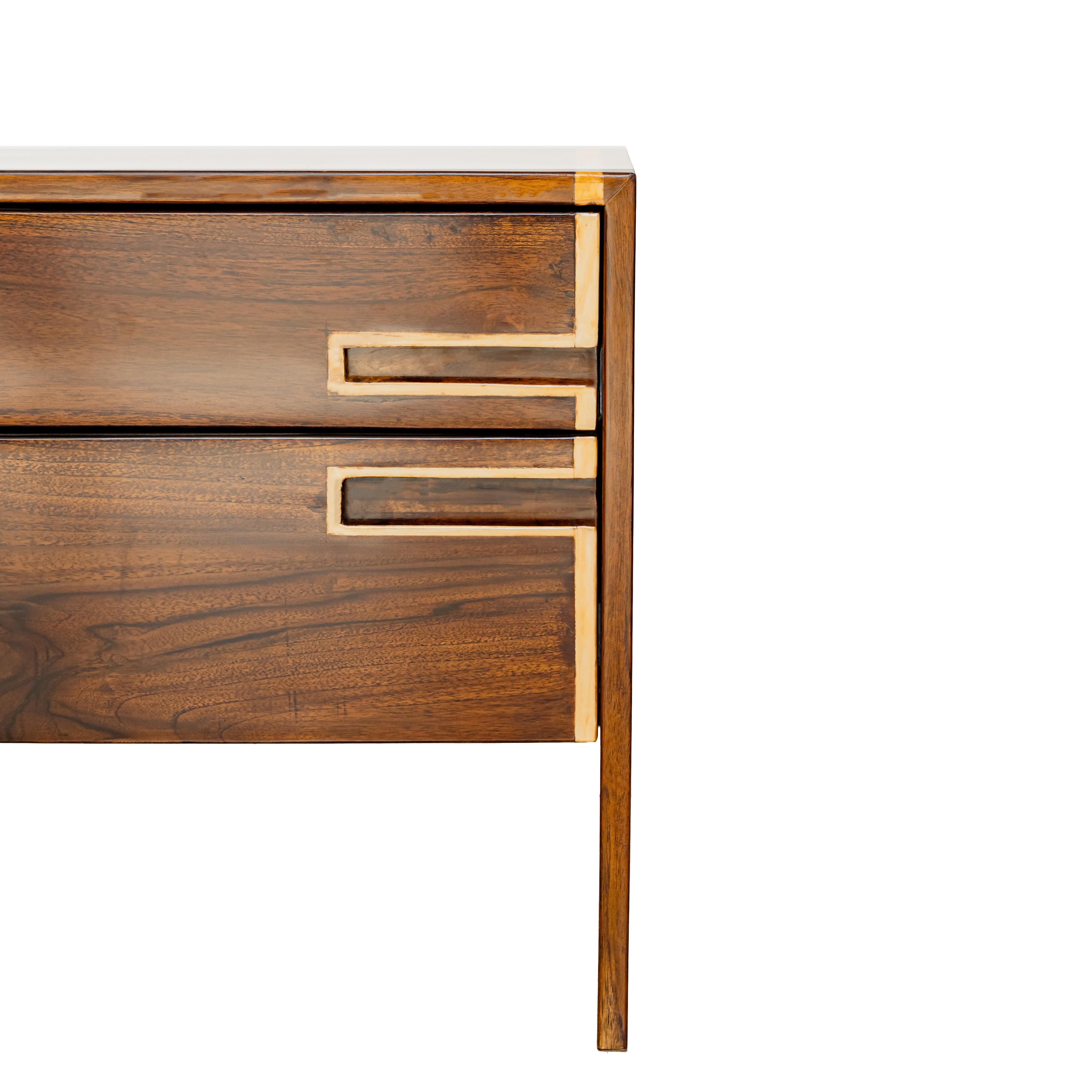 Walnut classic bedside  