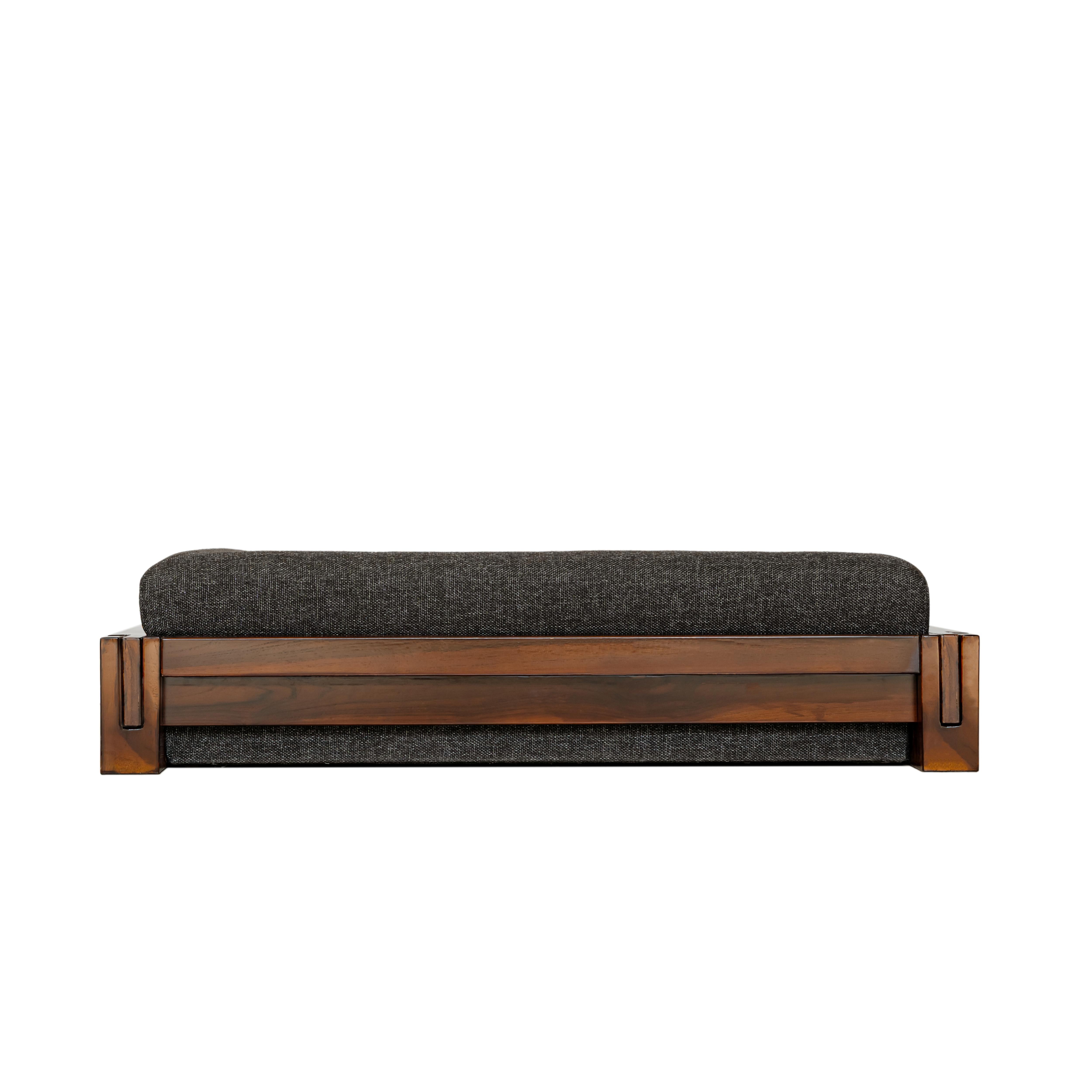 Wooden Dog Bed Having Walnut variant 
