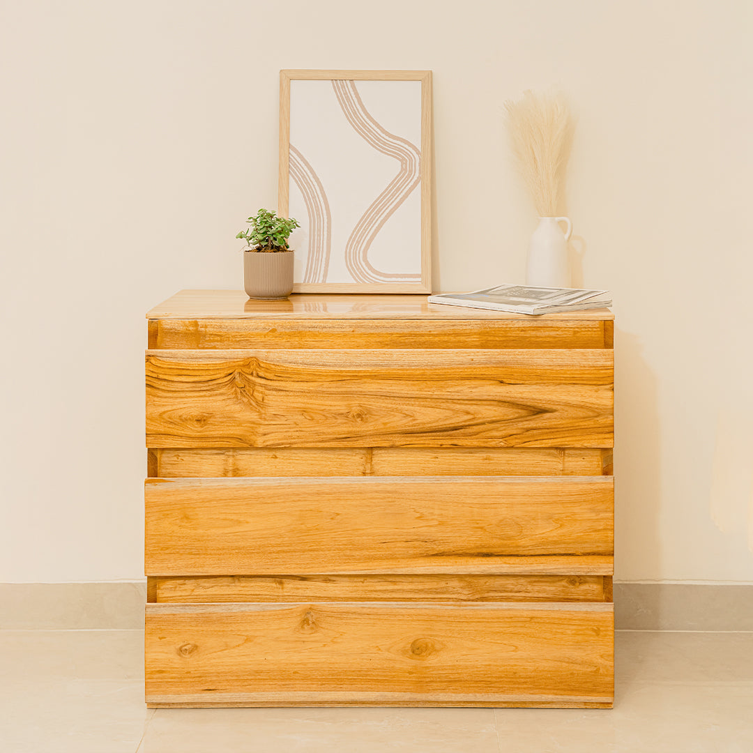 Arc Dresser Natural Teak