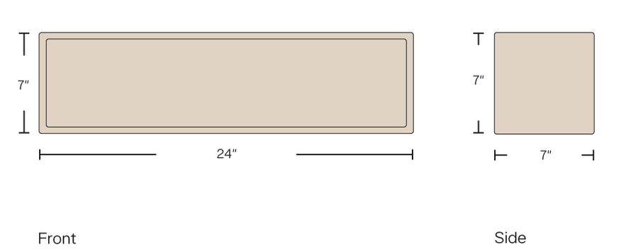 Dimensions - Walnut